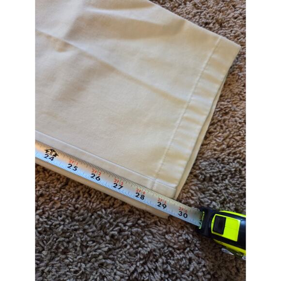 LL Bean Bayside favorite fit twill khaki chino pants straight 12 - Picture 8 of 9